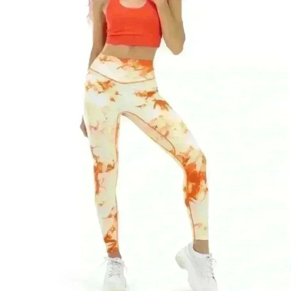 Balance Athletica The OG Oasis Pant Tie Dye Mango Leggings Size XXL - Picture 1 of 6